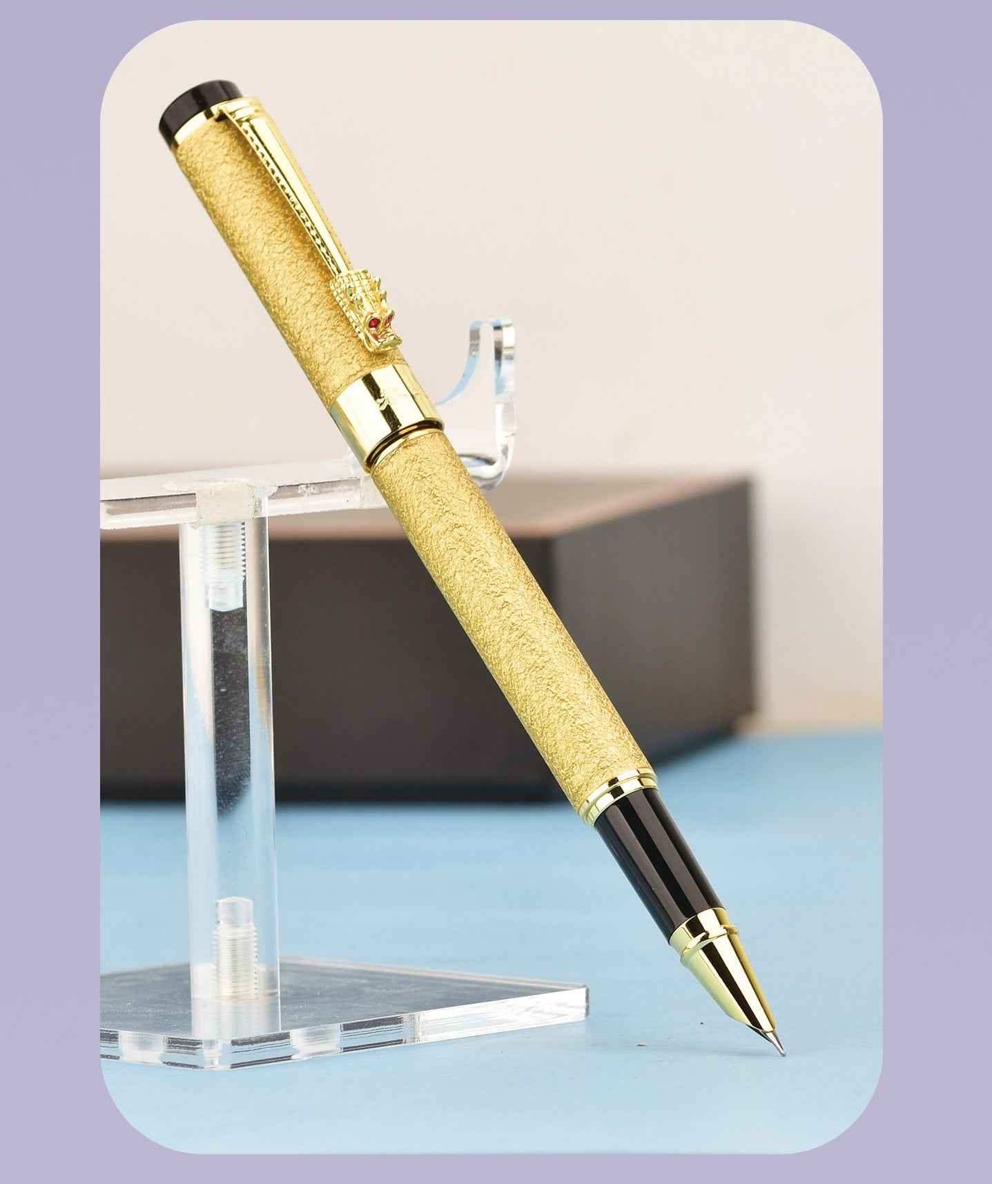 Wing Sung 9180 Velvet Finish Fountain Pen Gold