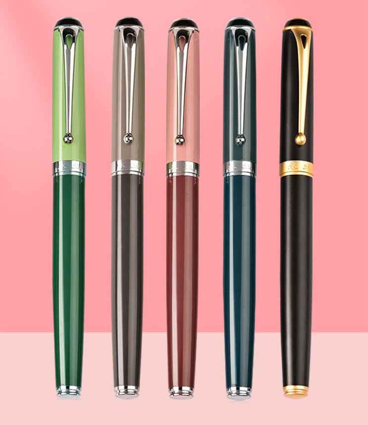 Wing Sung 9327 Fountain Pen Morandi Color – Silver Iridium Nib