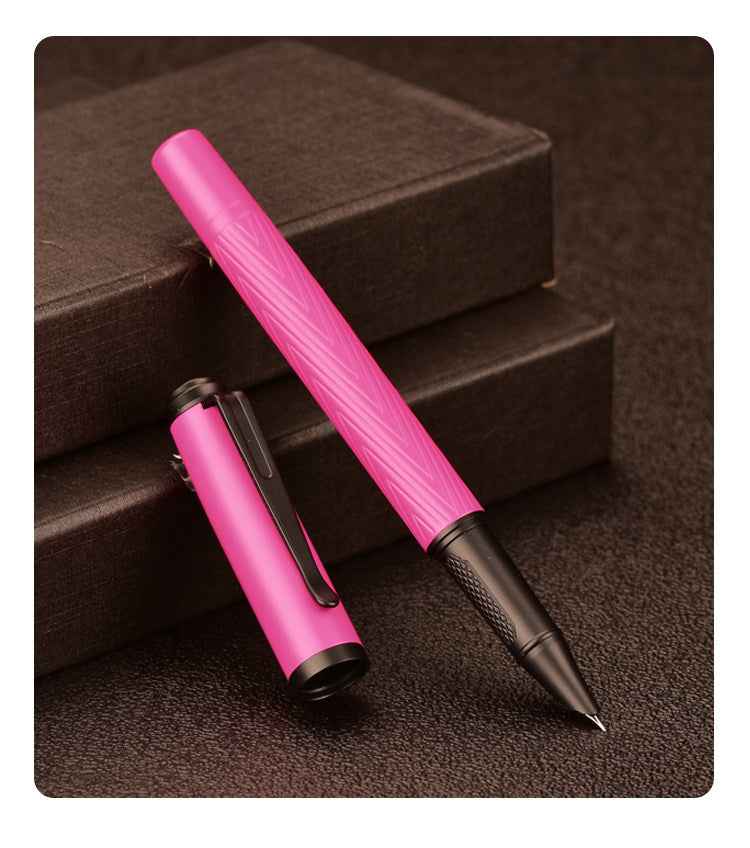 Wing Sung 9372 Dragon Scale Fountain Pen | Metal Body Pink