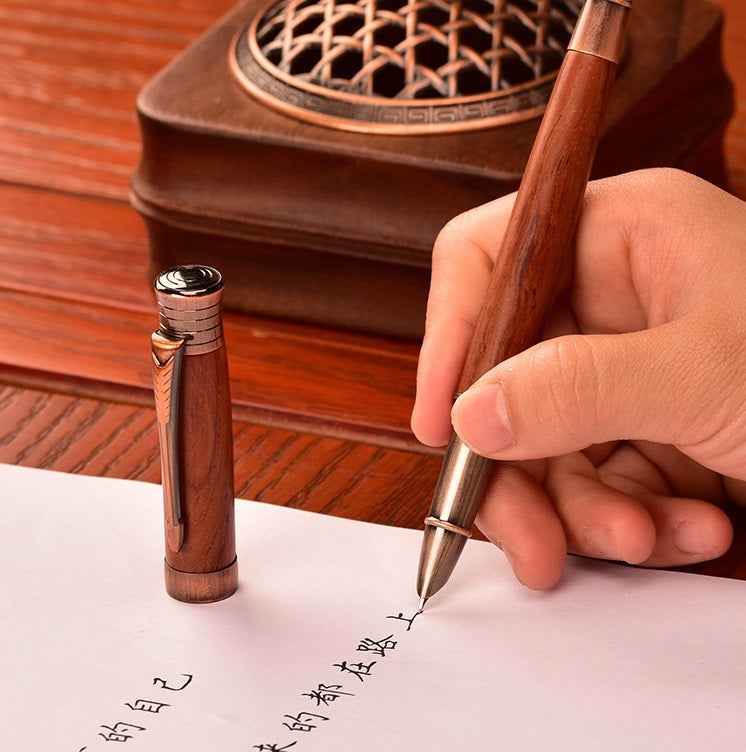 Wing Sung 9388 Fountain Pen – Solid Wood & Brass Body