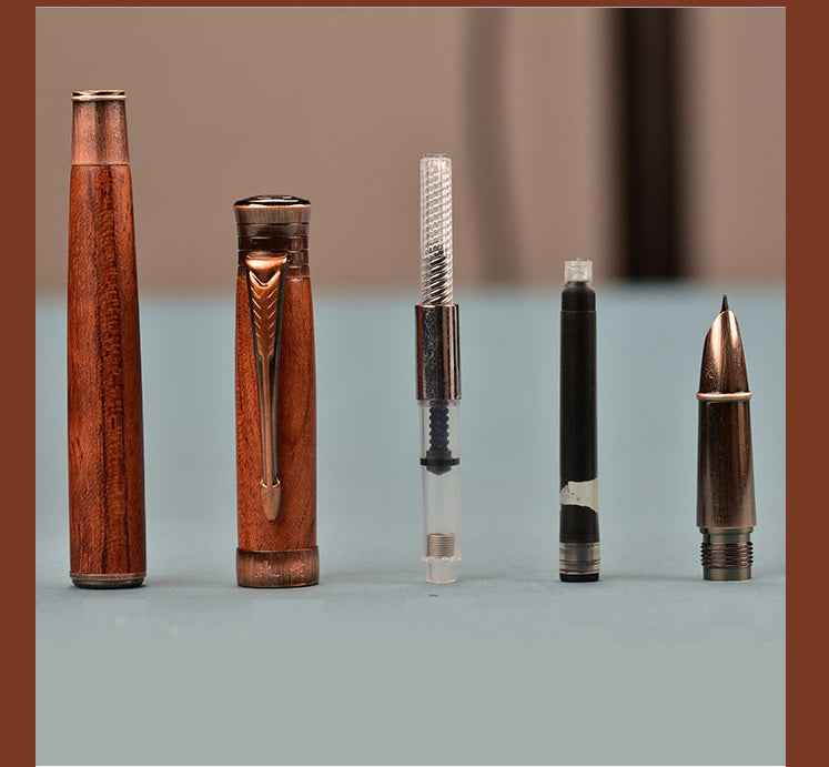 Wing Sung 9388 Fountain Pen – Solid Wood & Brass Body