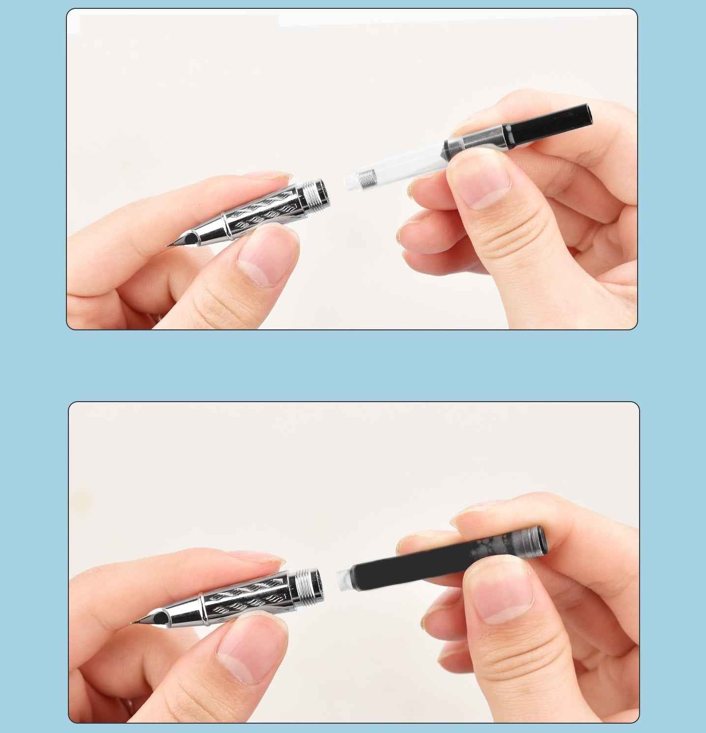 Wing Sung 9578 Fountain Pen – Metal Hollow Body