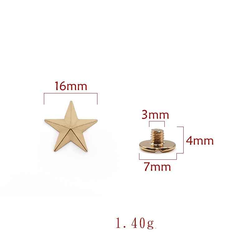 Star rivet screw, 16mm star head; 7mm base, 4mm washer, 3mm thread
