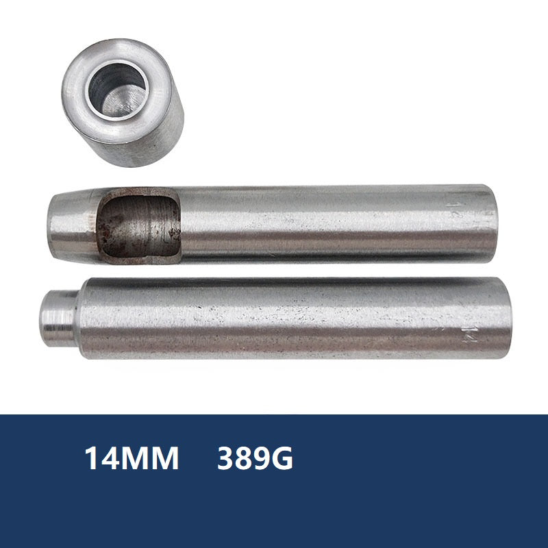 Grommet hollow punch die tool, 14mm size, 389G die