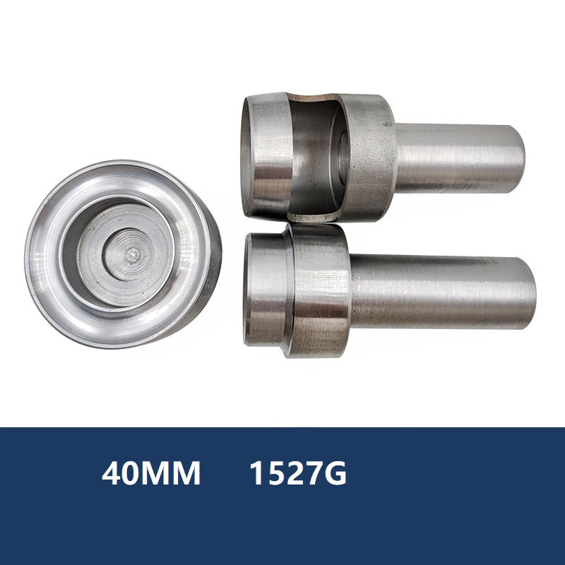 Grommet setter hollow punch die tool set, 40mm size, steel punches with die cup