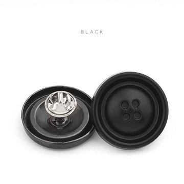 No-sew pin snap buttons, black metal snap fasteners