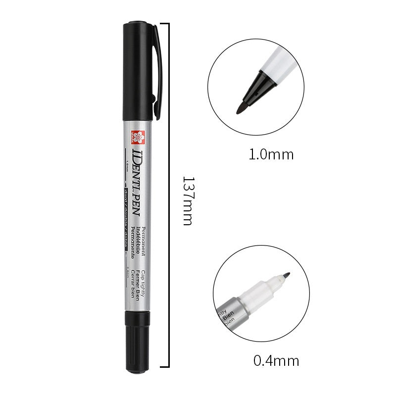 Sakura Identi-Pen Dual Tip Permanent Marker,3 Pack