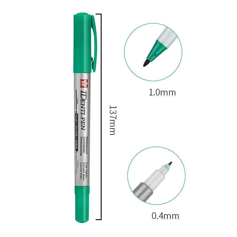 Sakura Identi-Pen Dual Tip Permanent Marker,3 Pack