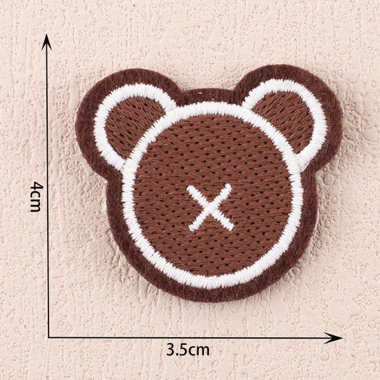 Full-Embroidery Alphabet and Number Fabric Patches 30 Pack