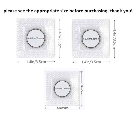 30 Pairs Hidden Sew PVC Magnetic Snap Buttons Fastener