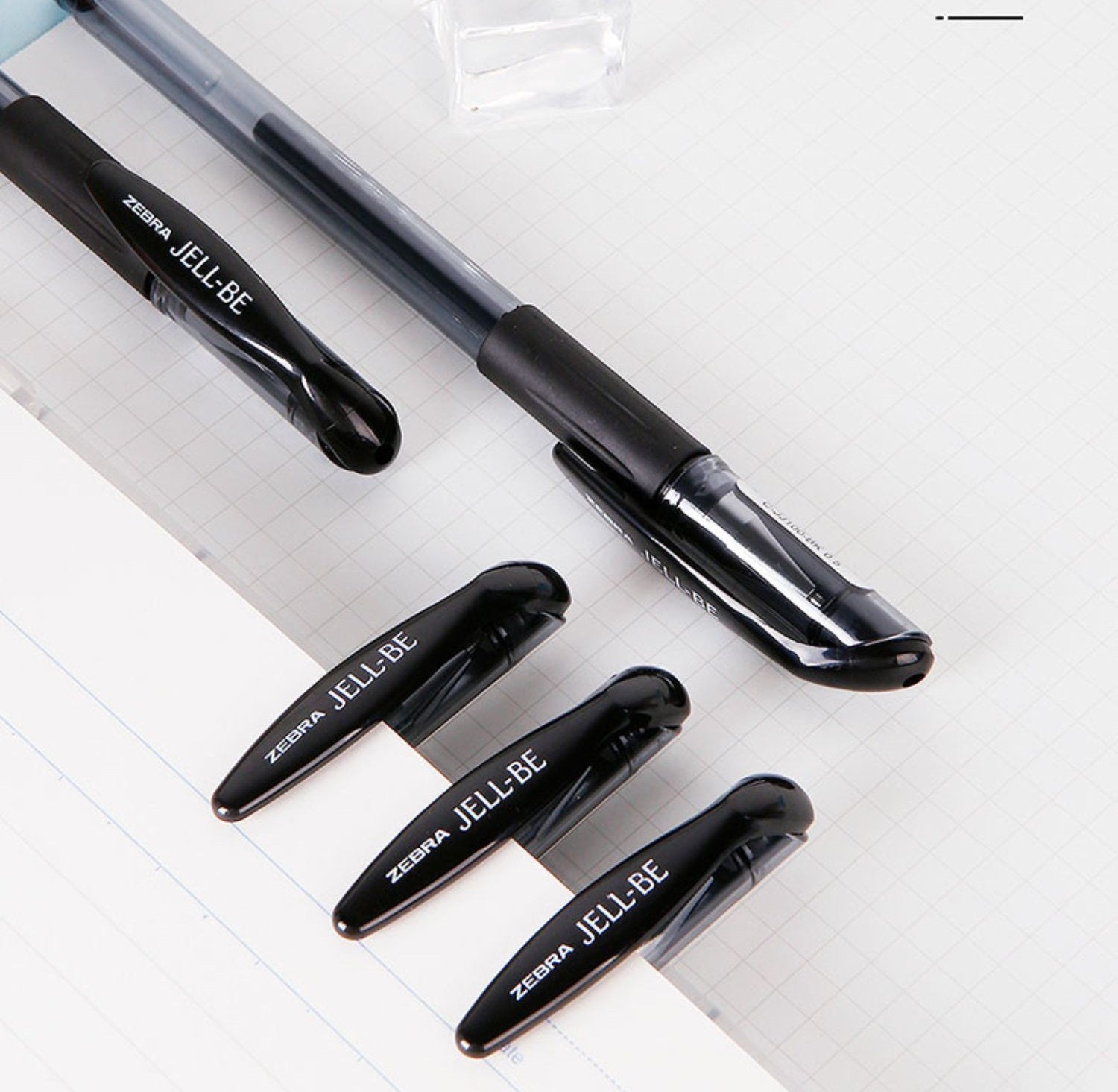Zebra JJ100 Classic Gel Pen | 0.5mm | Cap-Type | 10-Pack (5 Black, 3 Blue, 2 Red) | Quick-Dry High-Capacity