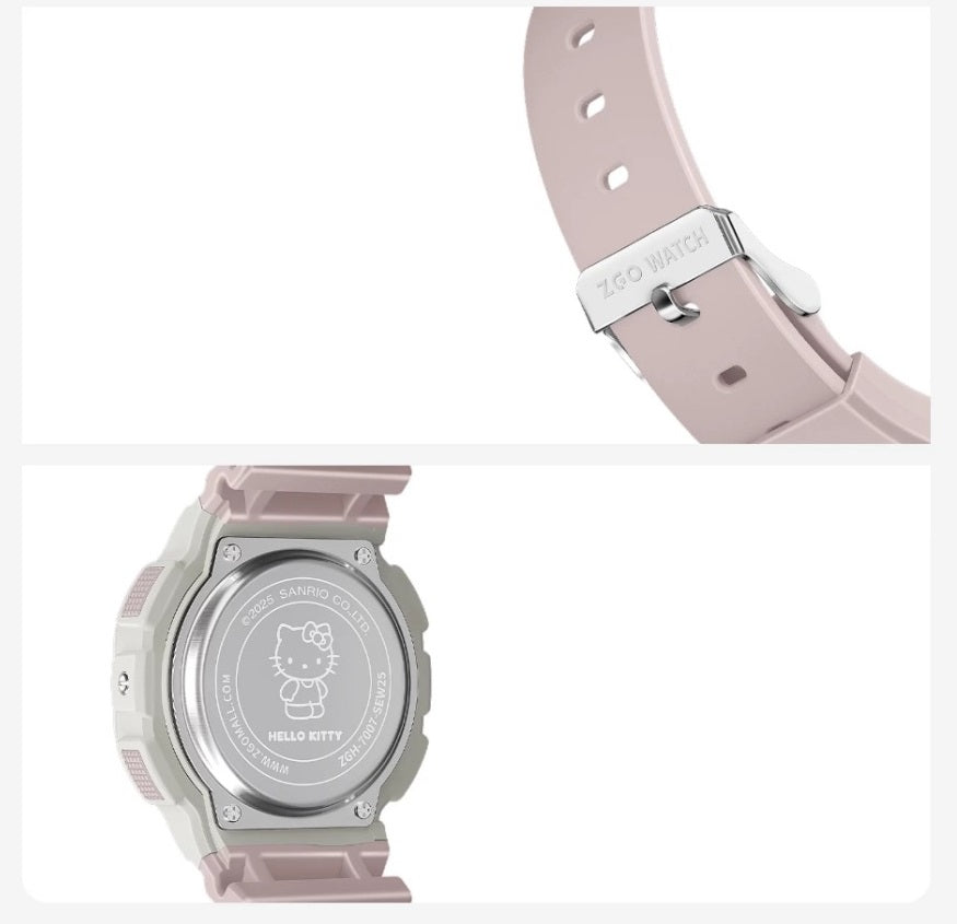 ZGO x Sanrio Hello Kitty Girls Pink Digital Watch
