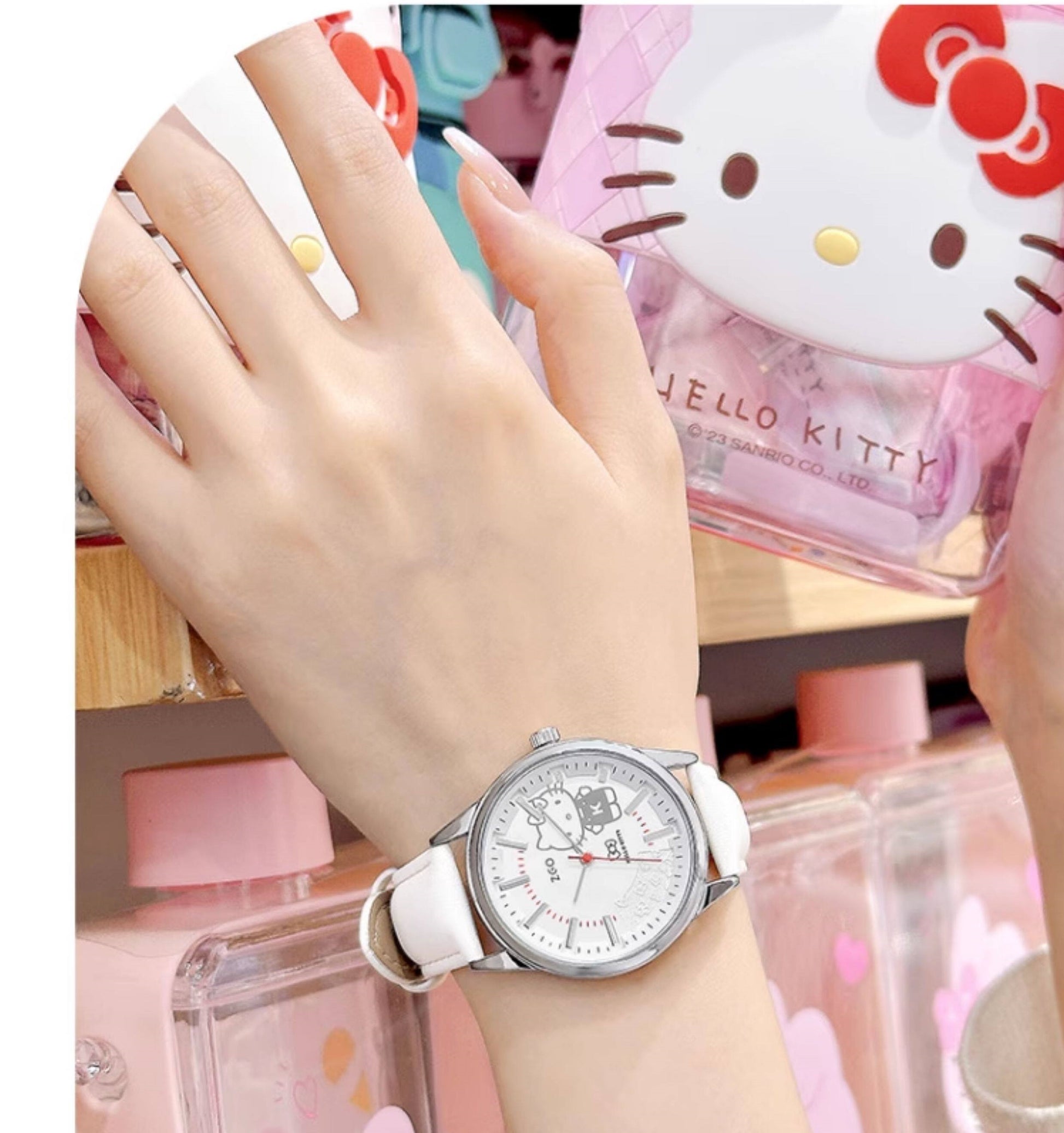 ZGO x Sanrio Cinnamoroll & Hello Kitty Women's Analog Watch