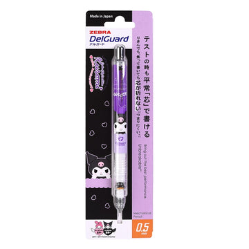 Zebra DelGuard Mechanical Pencil 0.5mm Sanrio Kuromi 20th Anniversary