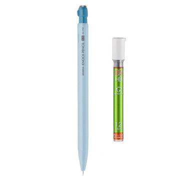 Zebra KNOCK Shake Druckbleistift 0,5 mm | Macaron-Pastellfarben | Niedriger Schwerpunkt | Inklusive 12 Minen-Nachfüllungen