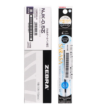 Ricarica per penna multipla a gel Zebra NJK-0,5 Sarasa 0,5 mm confezione da 10