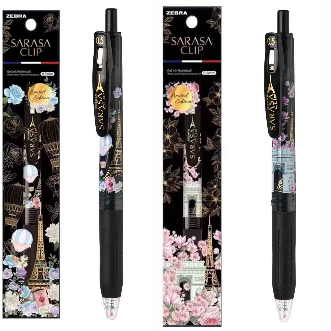 Zebra Sarasa Clip Gel Pen 0.5mm Paris 2 Color Set