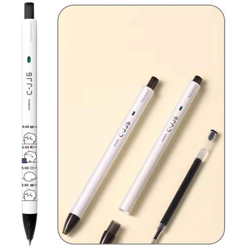 【元JJモデル監修】Beauty Pen Zebra JJ6 Gel Pen 0.5mm Black Ink × Chiikawa Limited Edition 3 Pack