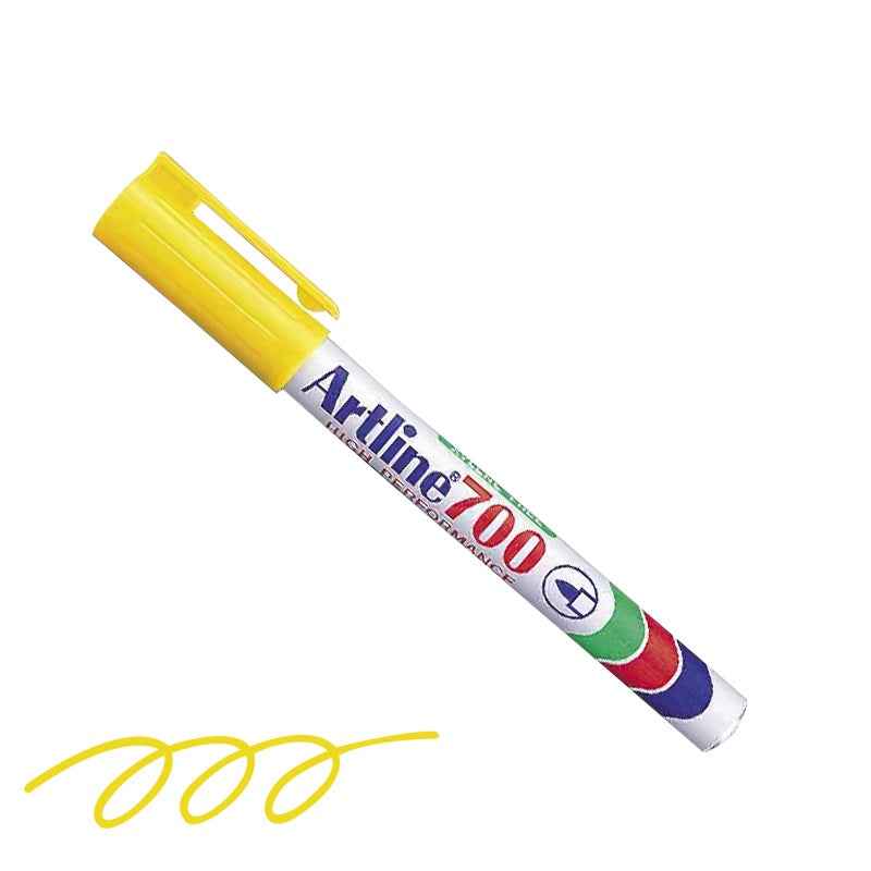 Artline 700 Permanent Marker,0.7mm Fine Tip,3 Pack