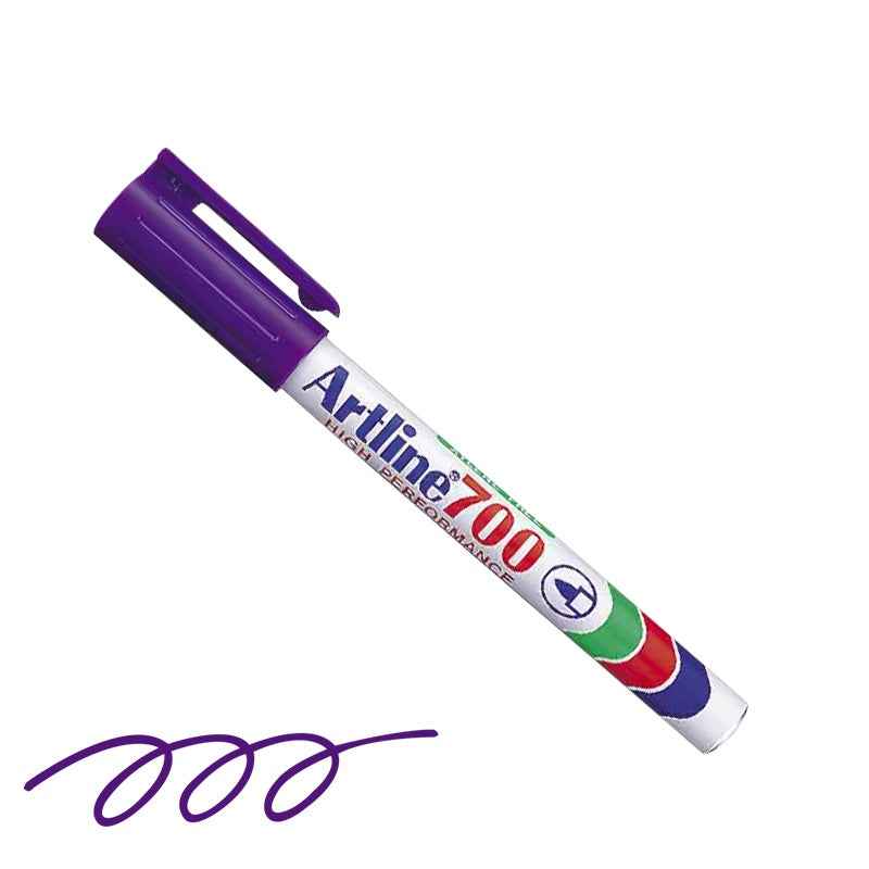 Artline 700 Permanent Marker,0.7mm Fine Tip,3 Pack