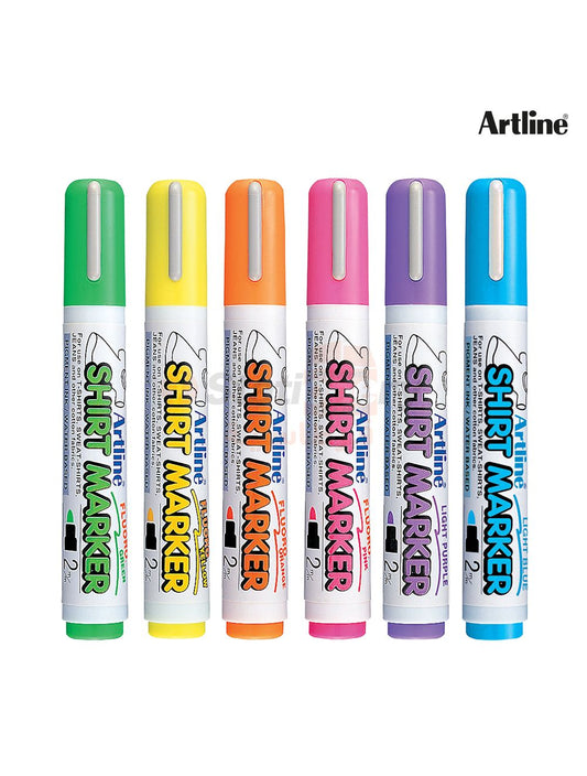 Artline Tshirt Marker Set of 6