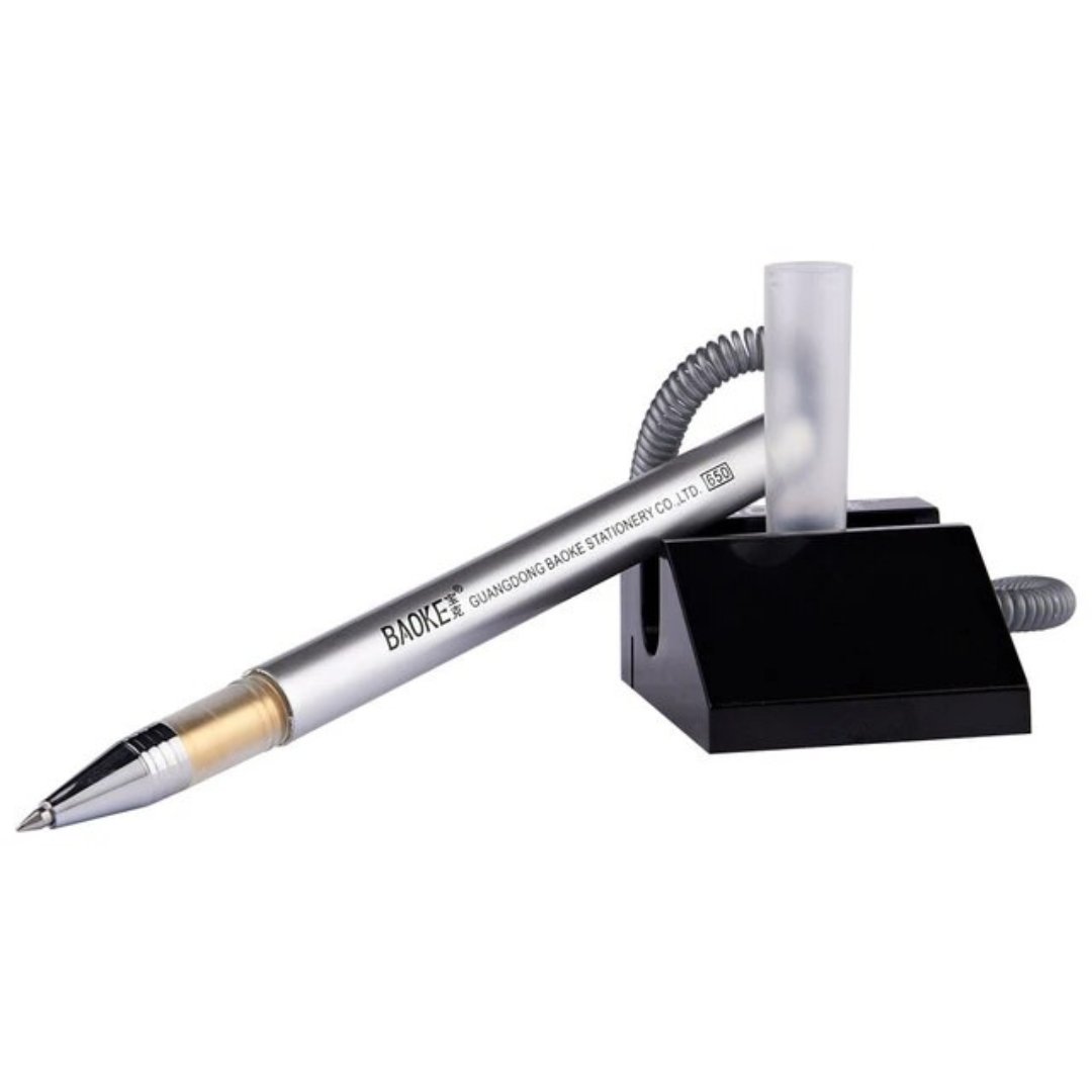Pen Basekt Baoke Fixed Desktop Pen (Water-base) Pack of 4