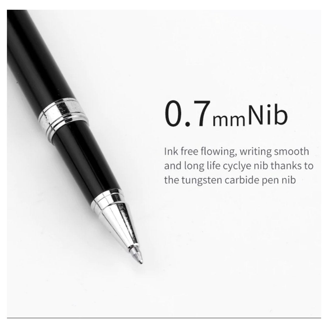 Baoke PM120 0.7mm Carbonic Black Ink Rollerball Pen