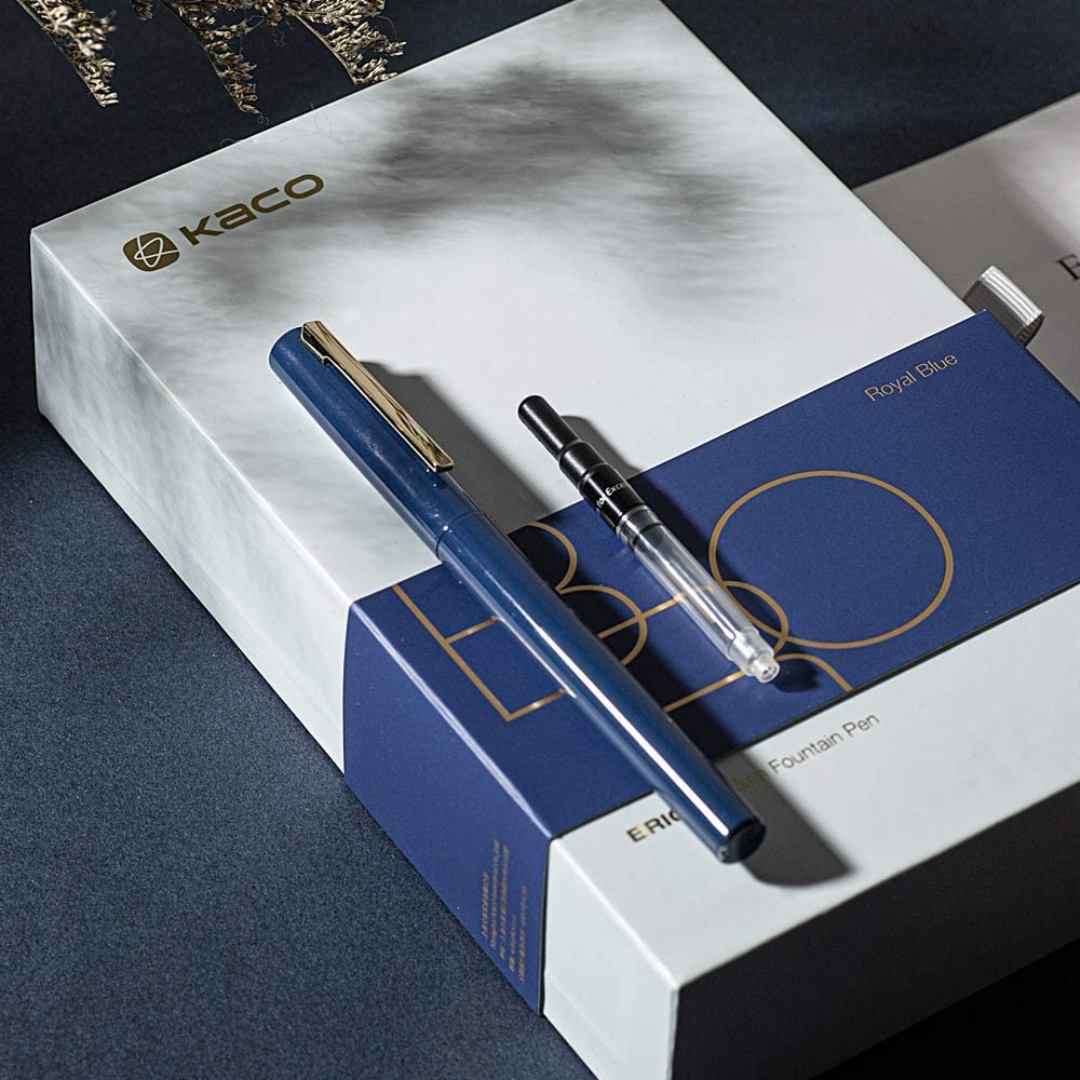 KACO Brio Fountain Pen Set EF Nib,Metal Body