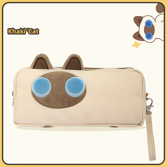 3D Cat Large Capacity Pencil Case Pouch Organizer