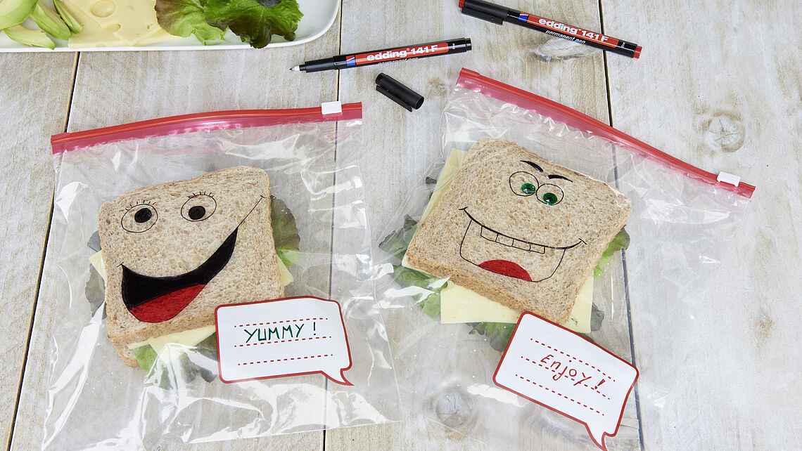 edding 141 F Permanente Marker Pen Black/Red/Blue Ink 10 Pack