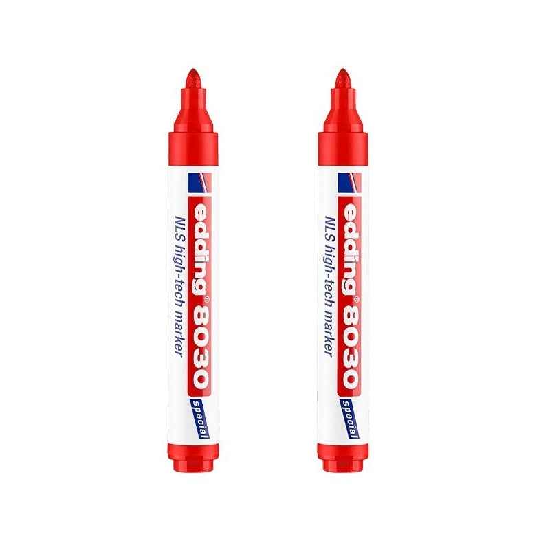 edding 8030 NLS high-tech marker low-corrosion marking ink 2 Pack