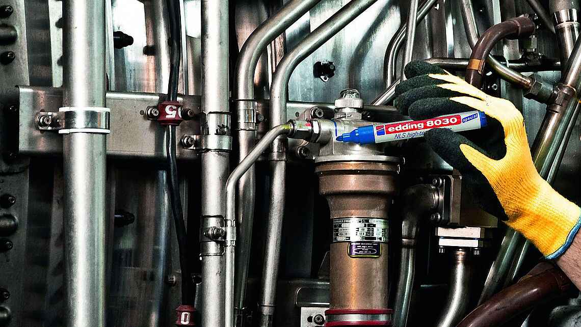 edding 8030 NLS high-tech marker low-corrosion marking ink 2 Pack