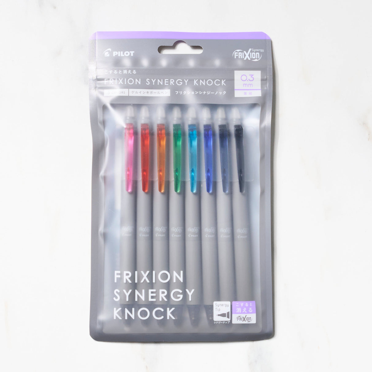 Pilot Frixion Synergy Knock Color Ballpoint Pen Set - Main Image
