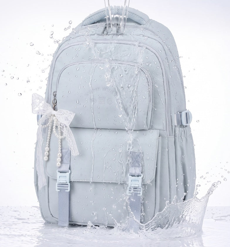Large Capacity School Backpack for Teen Girls – Lightweight Oxford Fabric Daypack