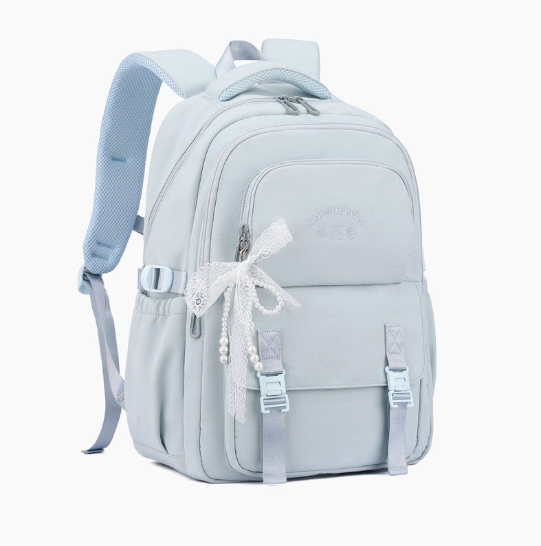 Large Capacity School Backpack for Teen Girls – Lightweight Oxford Fabric Daypack