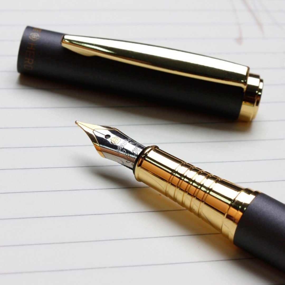 Hero 773 Gold Clip Iridium Fountain Pen