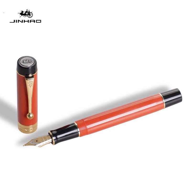 Jinhao 100, Penna Stilografica Classica In Celluloide, Colore Blu