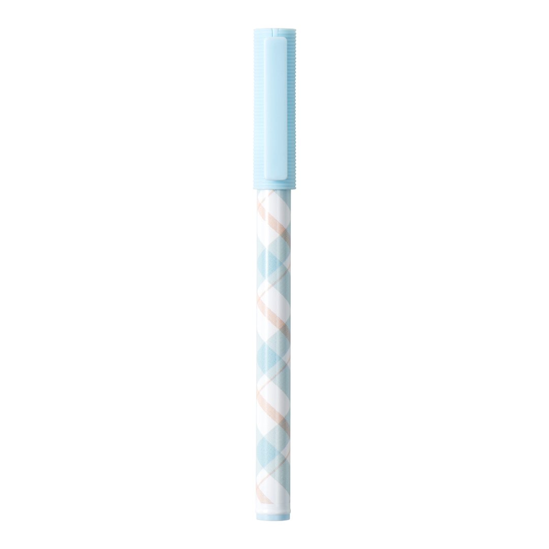 Kaco Jumbo Gel Ink Pen Plaid 4 Pack