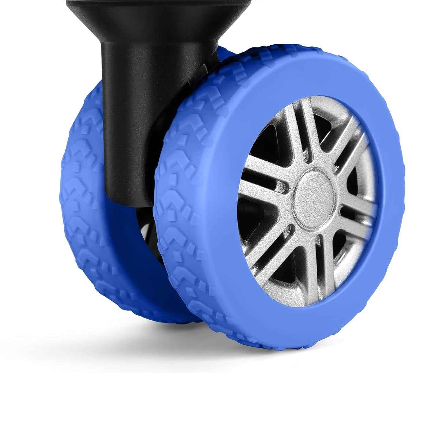 Silicone Suitcase Luggage Wheel Covers Protectors 8 Pack