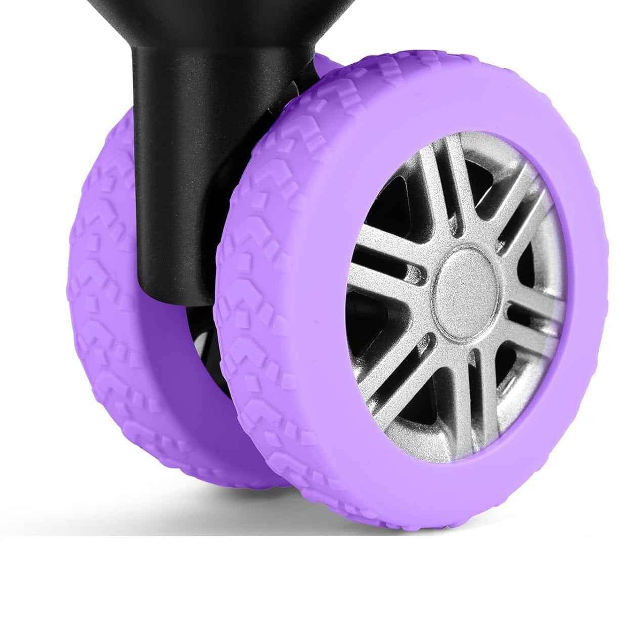 Silicone Suitcase Luggage Wheel Covers Protectors 8 Pack