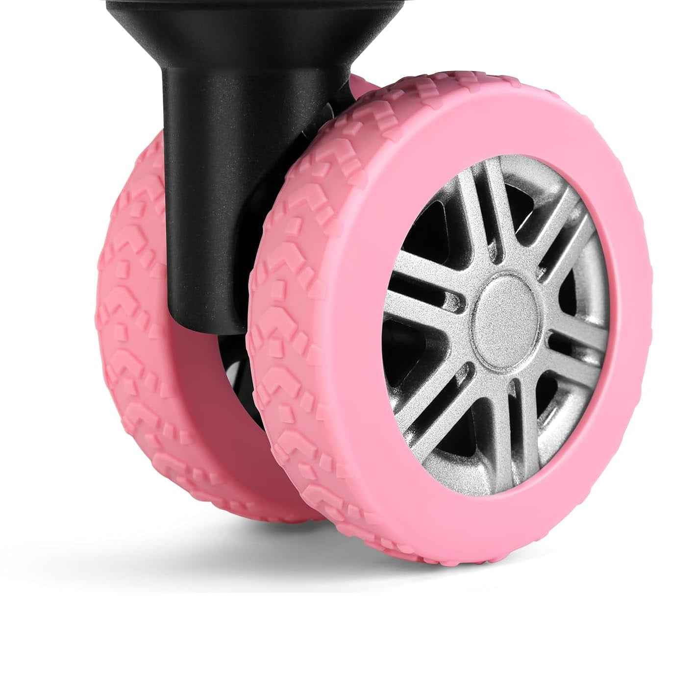 Silicone Suitcase Luggage Wheel Covers Protectors 8 Pack