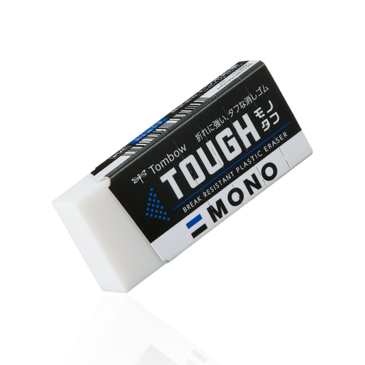 Tombow MONO TOUGH Break Resistant Plastic Eraser,S+L,2 Pack