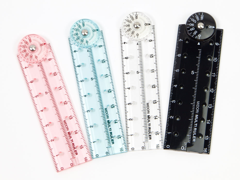 Rmiddle Ruler Midori Multi Ruler 6.3 inches (16 cm)