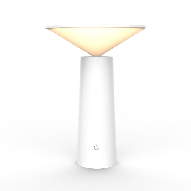 MINI i Rechargeable Night Light | 3 Color Temperatures | Stepless Dimming | 40° Tiltable Head | Compact Desk Lamp White
