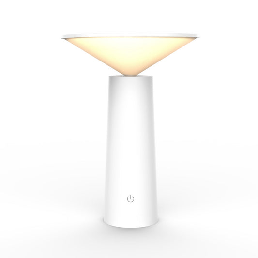 MINI i Rechargeable Night Light | 3 Color Temperatures | Stepless Dimming | 40° Tiltable Head | Compact Desk Lamp White