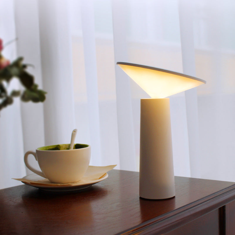 MINI i Rechargeable Night Light | 3 Color Temperatures | Stepless Dimming | 40° Tiltable Head | Compact Desk Lamp
