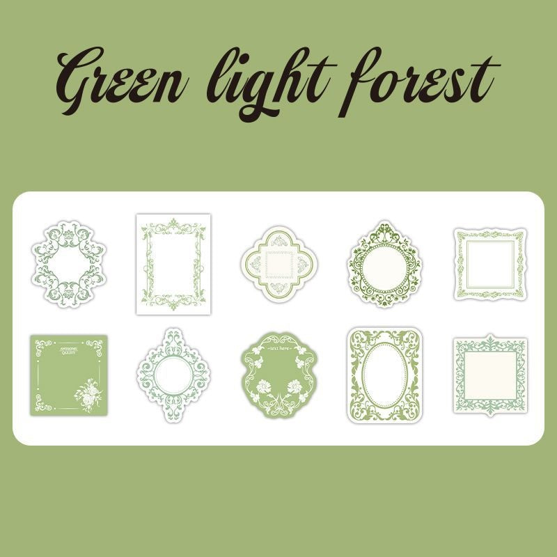 120-Piece Embossed Notes Paper Set for Journaling Scrapbooking