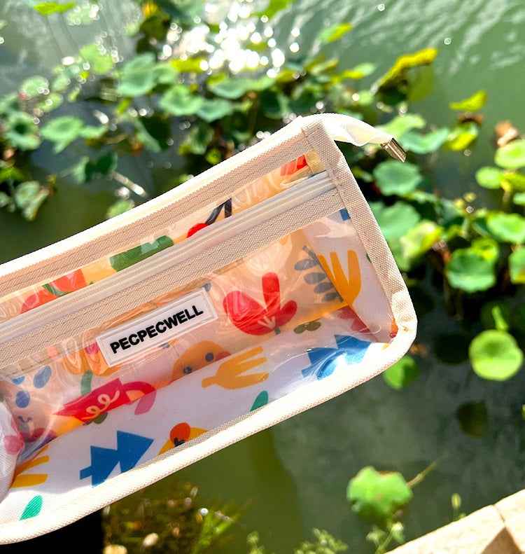 Astuccio Multifunzione Per Ragazze Con Calcolatrice E Temperamatite - Organizzatore Cancelleria A Cassetti - Regalo Scolastico Unico