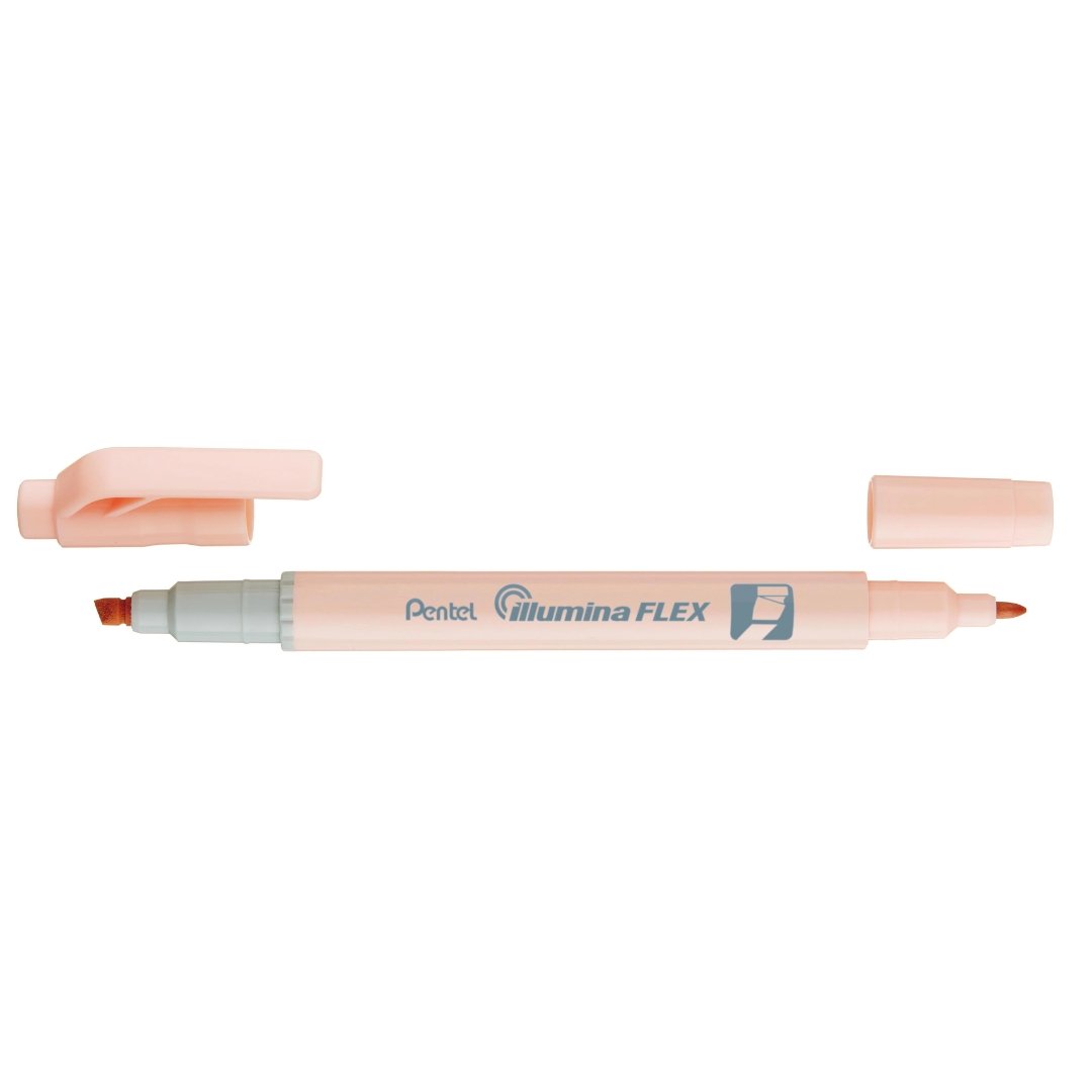 Pentel Dual Tip Highlighter Pastel Illumina Flex (Pack of 2)