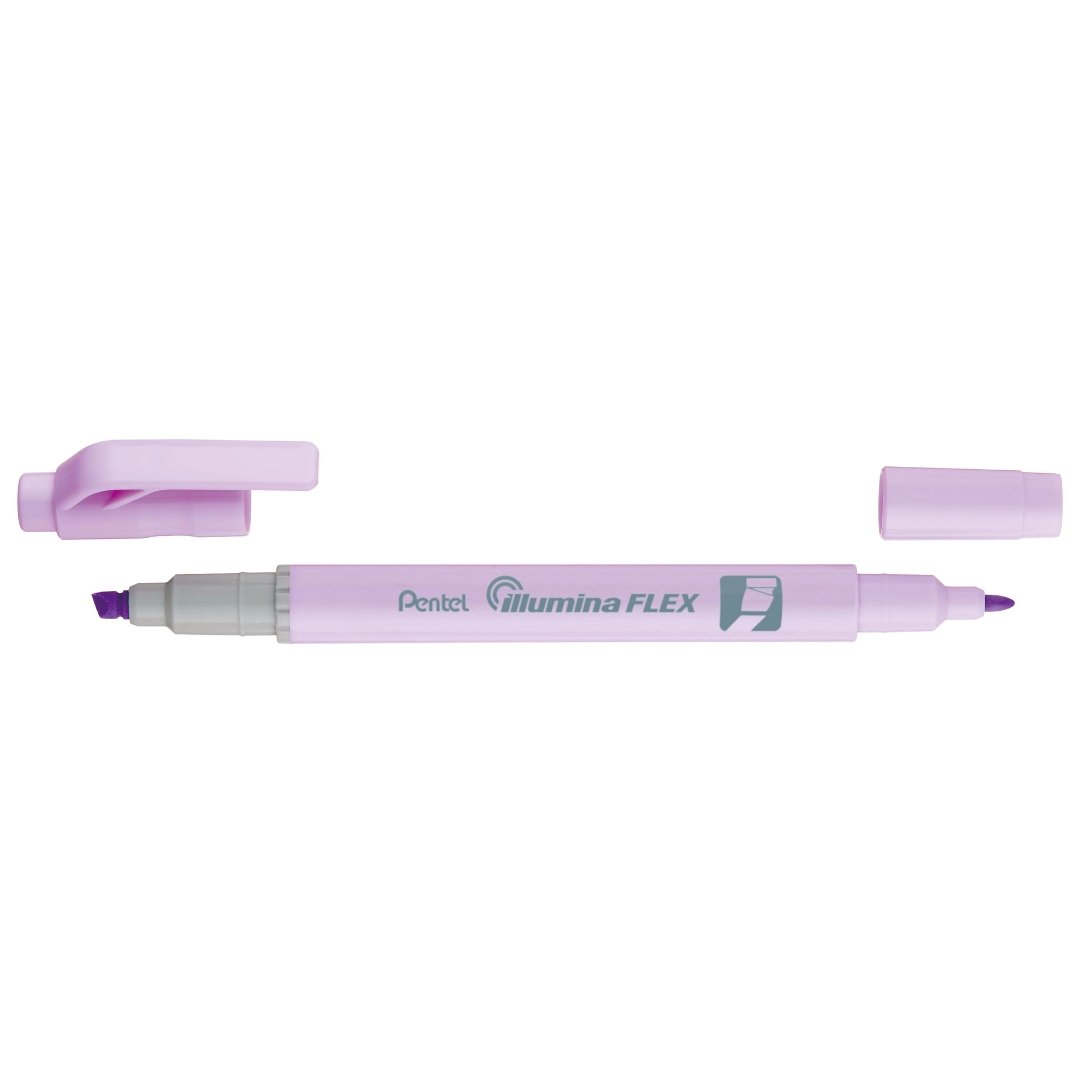 Pentel Dual Tip Highlighter Pastel Illumina Flex (Pack of 2)